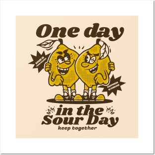 One day in the sour day Posters and Art